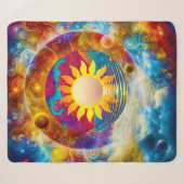 Couverture Sherpa Soleil cosmique (Devant (Horizontal))