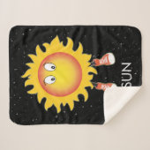 Couverture Sherpa Soleil et étoiles dans l'espace (Devant (Horizontal))