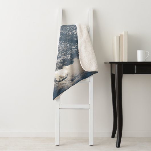 Couverture Sherpa Soleil Sur Les Eaux De La Terre. (En situation)