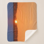 Couverture Sherpa Soleil sur prairie | Manitoba, Canada (Devant)