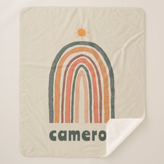Couverture Sherpa Soleil sur un arc-en-ciel (Devant)