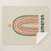 Couverture Sherpa Soleil sur un arc-en-ciel (Devant (Horizontal))