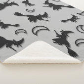 Couverture Sherpa Sorcière volante entre la moitié de la lune à Hall (3/4)