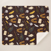 Couverture Sherpa Sorcières, sorciers et Motif magique (Devant (Horizontal))