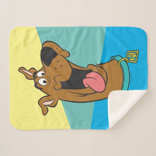 Couverture Sherpa Sortie de la langue Scooby-Doo (Devant (Horizontal))