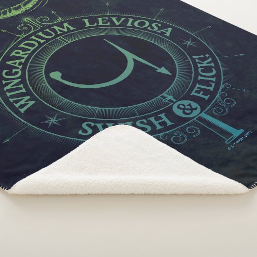 Couverture Sherpa Sortilège Harry Potter | Graphisme Wingardium Levi (3/4)