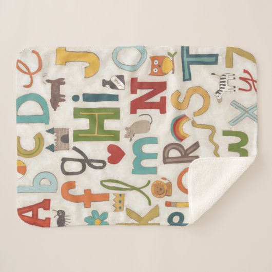 Couverture Sherpa Soupe Alphabet (Devant (Horizontal))