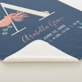 Couverture Sherpa Sous la mer Octopus Alphabet Lettre A Baby Stats (3/4)