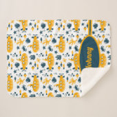 Couverture Sherpa Sous-marin de la Marine Cute sous-marine Océan Enf (Devant (Horizontal))