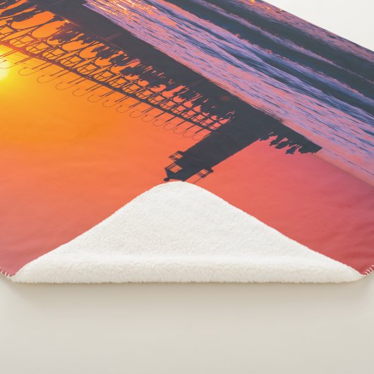 Couverture Sherpa South Haven, MI Phare Sherpa Blanket (3/4)