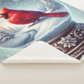 Couverture Sherpa Souvenir Cardinal de l'Hiver (3/4)