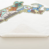 Couverture Sherpa Souvenir de Boston Cape Cod Salem (3/4)