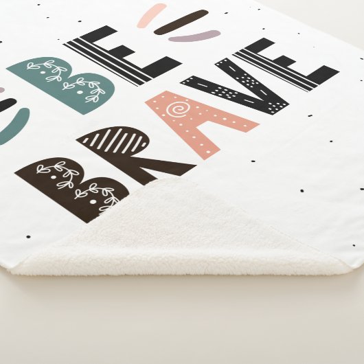 Couverture Sherpa Soyez courageux (3/4)