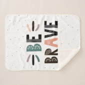 Couverture Sherpa Soyez courageux (Devant (Horizontal))