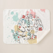 Couverture Sherpa Soyez impressionnant aujourd'hui (Devant (Horizontal))