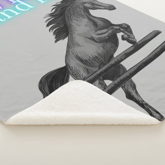 Couverture Sherpa Soyez sauvage et saut à cheval libre (3/4)