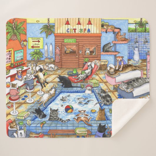 Couverture Sherpa Spa Cat 635 Cat (Devant (Horizontal))