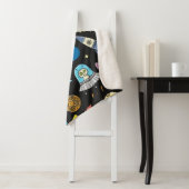 Couverture Sherpa Space Background. Planets of the solar system. Roc (En situation)