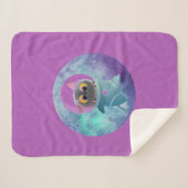 Couverture Sherpa Space Cat Sherpa Blanket (Devant (Horizontal))