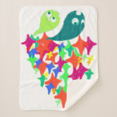 Couverture Sherpa Sparkling Yeti Monster (Devant)