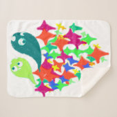 Couverture Sherpa Sparkling Yeti Monster (Devant (Horizontal))