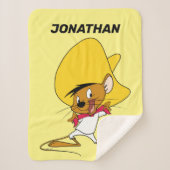 Couverture Sherpa SPEEDY GONZALES™ Bow-Tie (Devant)