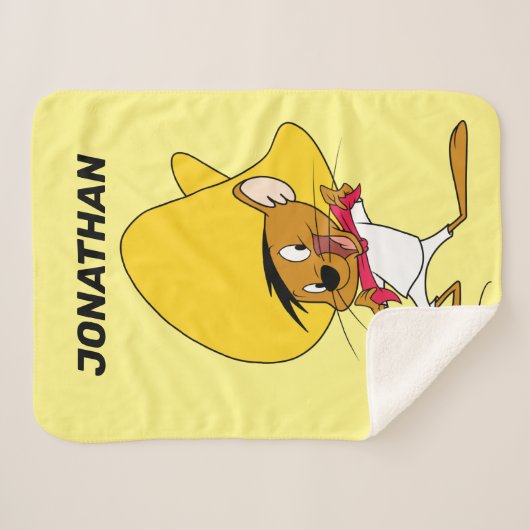 Couverture Sherpa SPEEDY GONZALES™ Bow-Tie (Devant (Horizontal))