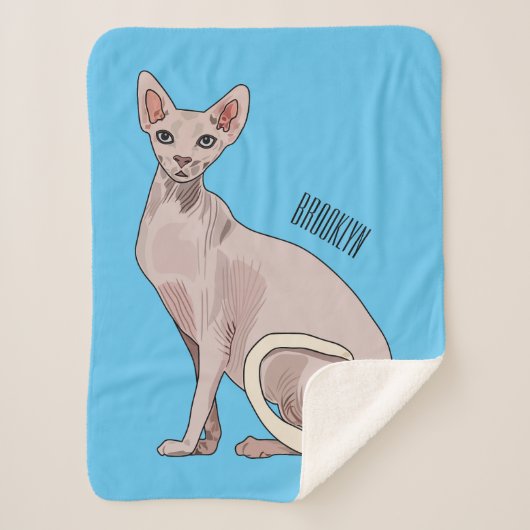 Couverture Sherpa Sphynx cat (Devant)
