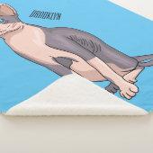 Couverture Sherpa Sphynx cat (3/4)