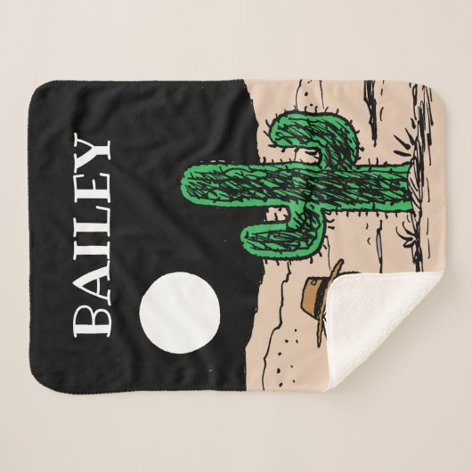 Couverture Sherpa Spike dans un désert illuminé par la Lune (Devant (Horizontal))