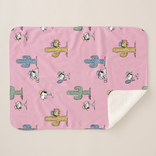 Couverture Sherpa Spike Sugar Pop Pattern (Devant (Horizontal))