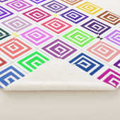 Couverture Sherpa Spirales Carrées (3/4)
