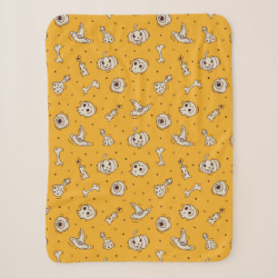 Couverture Sherpa Spires & Skeletons Halloween Sherpa Blanket
