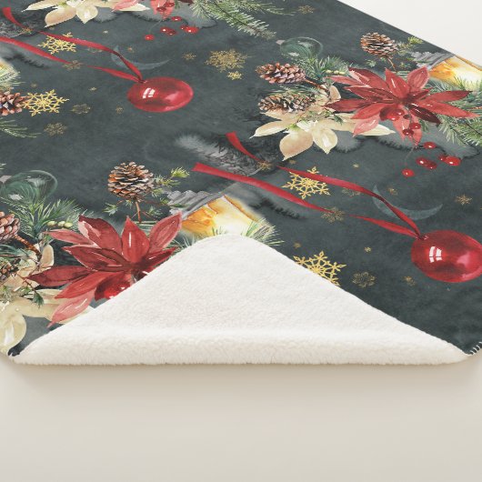 Couverture Sherpa Splendor de Noël (3/4)