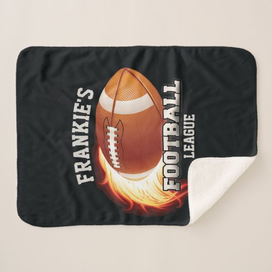 Couverture Sherpa Sports Flames (Devant (Horizontal))