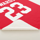 Couverture Sherpa Sports personnalisés numérotés avec le nom (3/4)