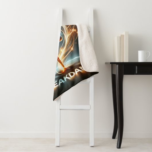 Couverture Sherpa "Spotlight Groove" - ​ ​ dansant sous les projecte (En situation)