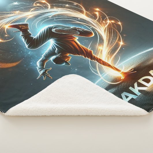 Couverture Sherpa "Spotlight Groove" - ​ ​ dansant sous les projecte (3/4)