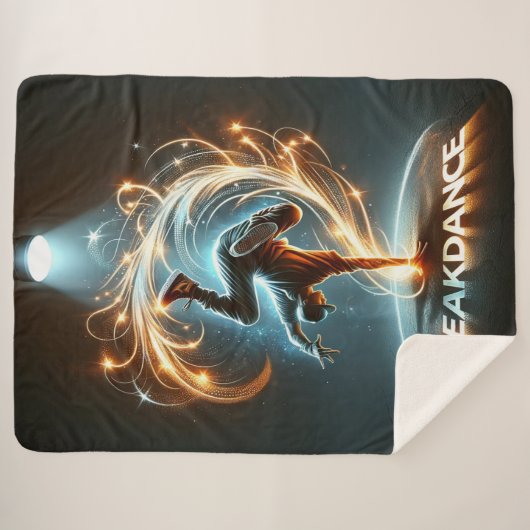 Couverture Sherpa "Spotlight Groove" - ​ ​ dansant sous les projecte (Devant (Horizontal))