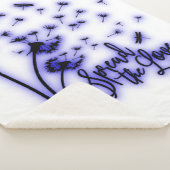 Couverture Sherpa Spread The Love Dandelions and Dragonflies (3/4)