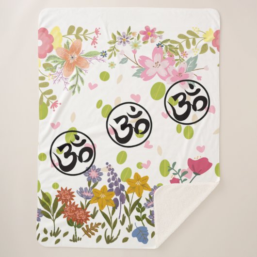 Couverture Sherpa Spring Bloom (Devant)