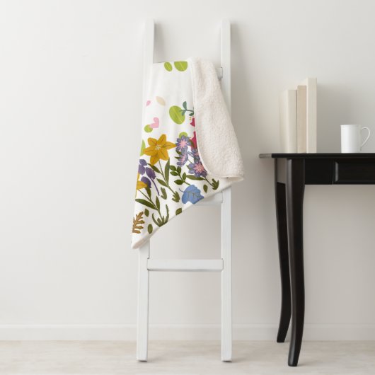 Couverture Sherpa Spring Bloom (En situation)