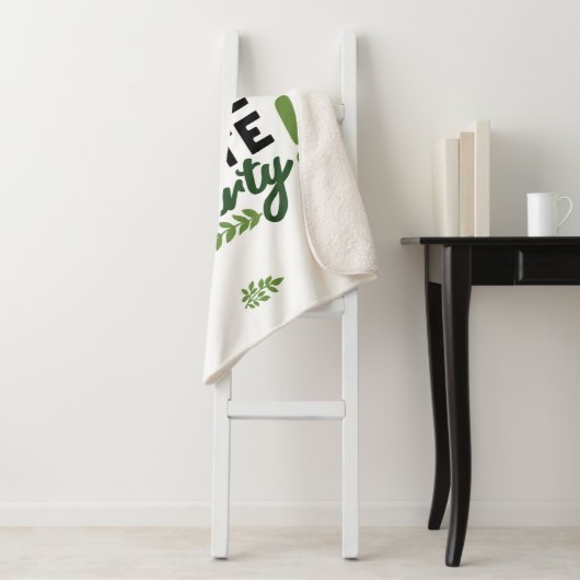 Couverture Sherpa Spring Fling Party - Appel de la fête de la nature (En situation)