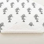 Couverture Sherpa Squelette de poisson (3/4)