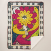 Couverture Sherpa St. Adolf-Trone, Fleur Visage | Adolf Wö lfli | (Devant)