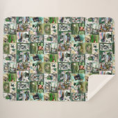 Couverture Sherpa St Patrick's vintage (Devant (Horizontal))
