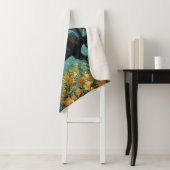 Couverture Sherpa Stallion noir galopant (En situation)