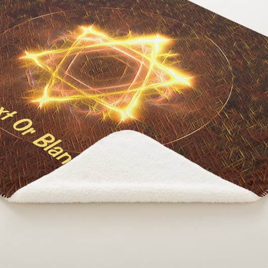 Couverture Sherpa Star Du Feu De David (3/4)