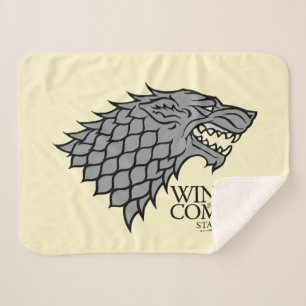 Couverture Sherpa Stark Sigil - L'Hiver Arrive