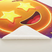 Couverture Sherpa Starry Eyed Emoji Joy (3/4)